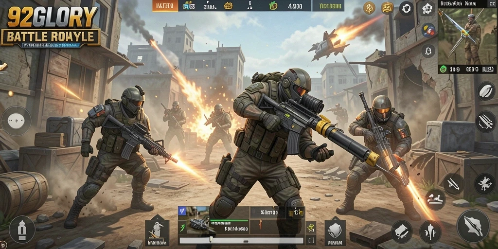 Tampak menarik dengan aksi pertempuran intens di <strong>92GLORY</strong>.