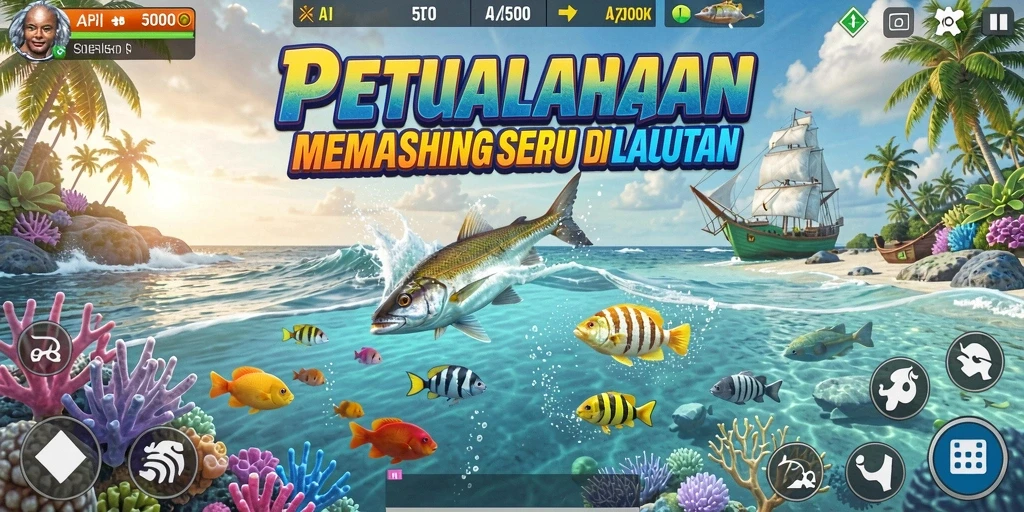 Tangkapan besar dalam gameplay API5000 yang mendebarkan.