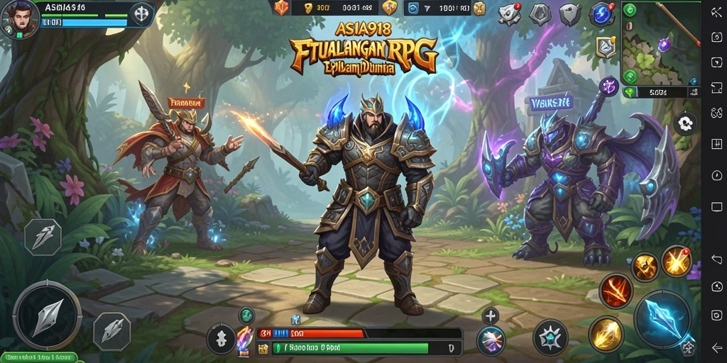 Tampilan gameplay RPG yang memukau dan mendebarkan.