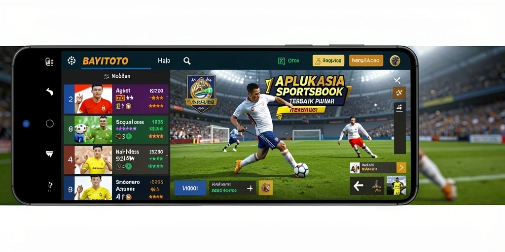 Tampilan menarik dari gameplay aplikasi Sportsbook BAYITOTO.