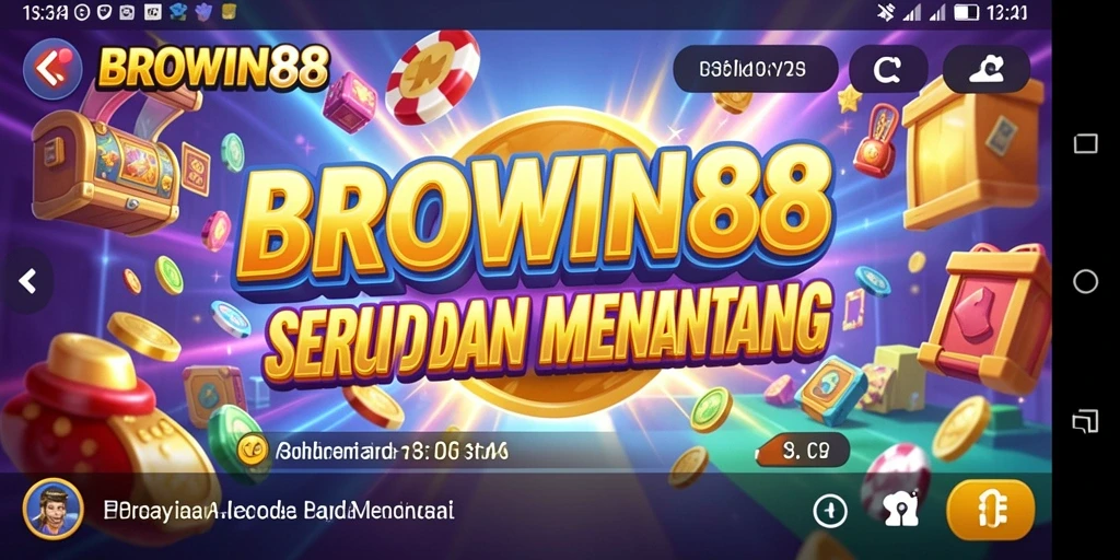 Tampilan gameplay BROWIN88 yang seru dan menantang.