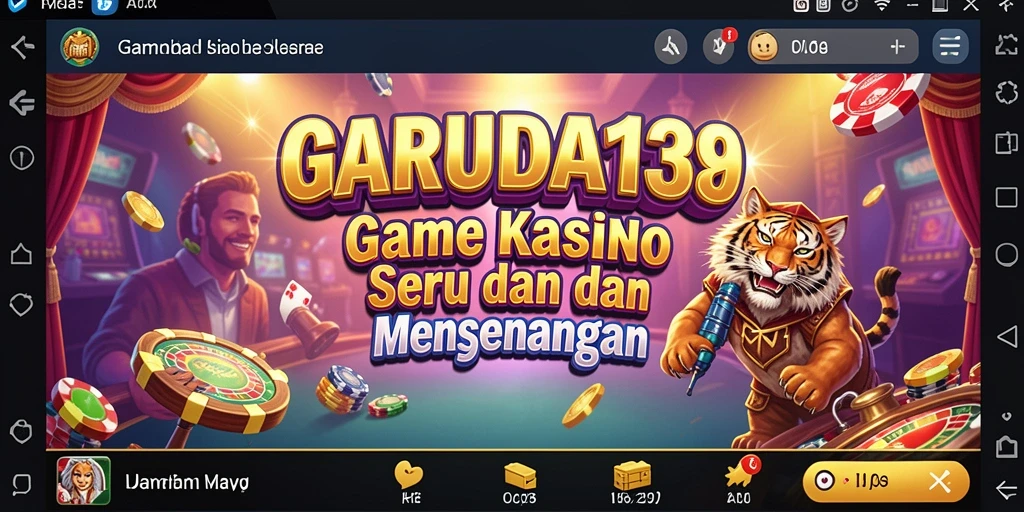 Tampilan screenshot utama GARUDA138 menunjukkan gameplay Kasino yang menarik.