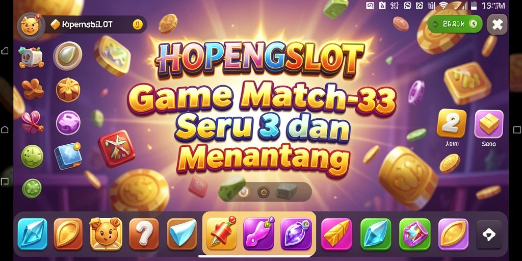 Tampilan gameplay menarik dalam HOPENGSLOT yang menantang pemain.