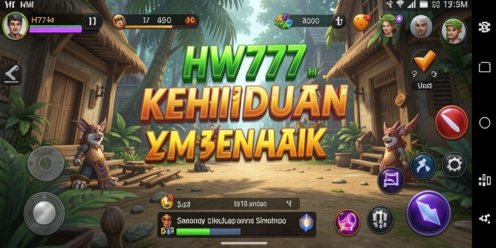 Tangkapan layar HW777 menunjukkan gameplay Simulation yang menarik.