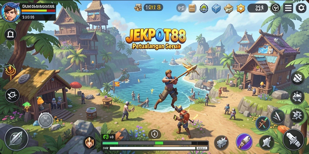 Tampilan gameplay JEKPOT88 yang interaktif dan menarik.