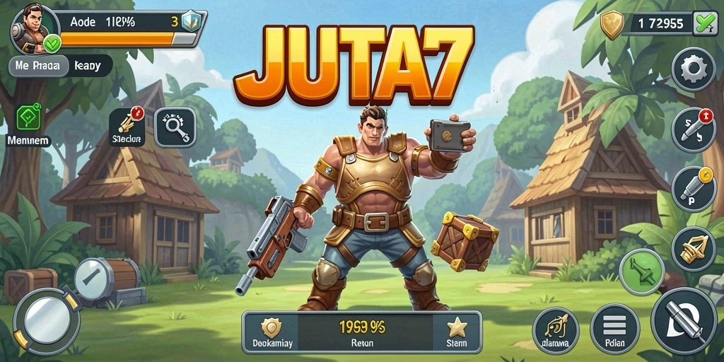 Screenshot gameplay <strong>JUTA7</strong> dengan grafik yang menarik dan interaksi mudah.