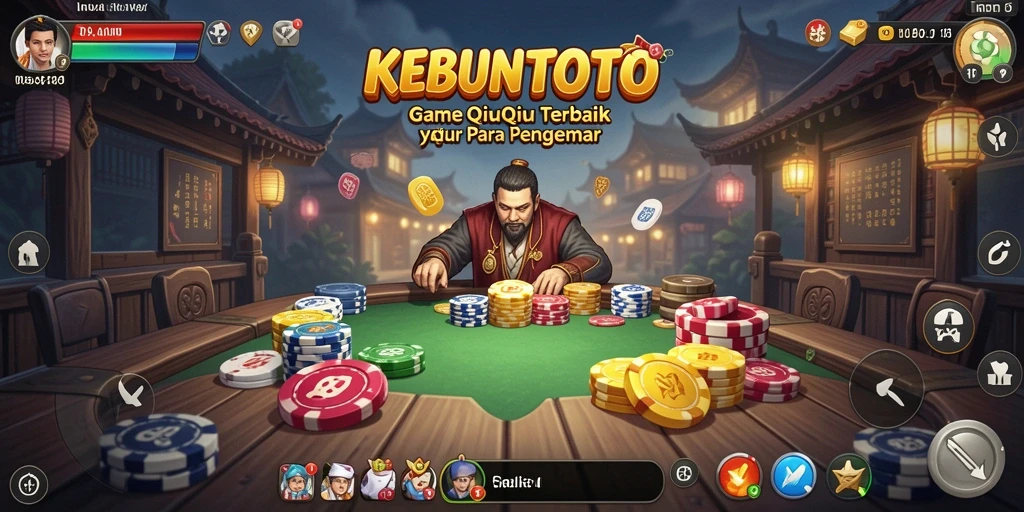 Tampilan gameplay QiuQiu yang menegangkan di KEBUNTOTO.