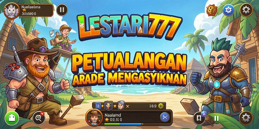 Gameplay LESTARI777 yang penuh aksi dan keseruan.