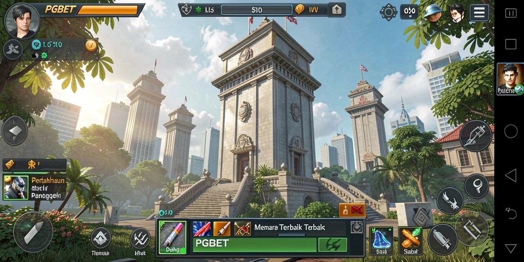 Tangkapan layar PGBET menampilkan aksi mendebarkan dalam permainan Tower Defense.