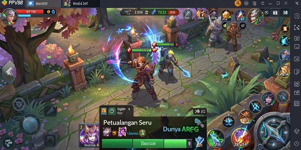 Tampilan gameplay ARPG yang menakjubkan di PPV88.