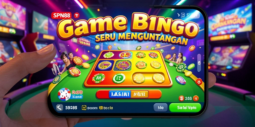Tampilan gameplay SPN88 yang dinamis dan menarik dalam permainan Bingo.